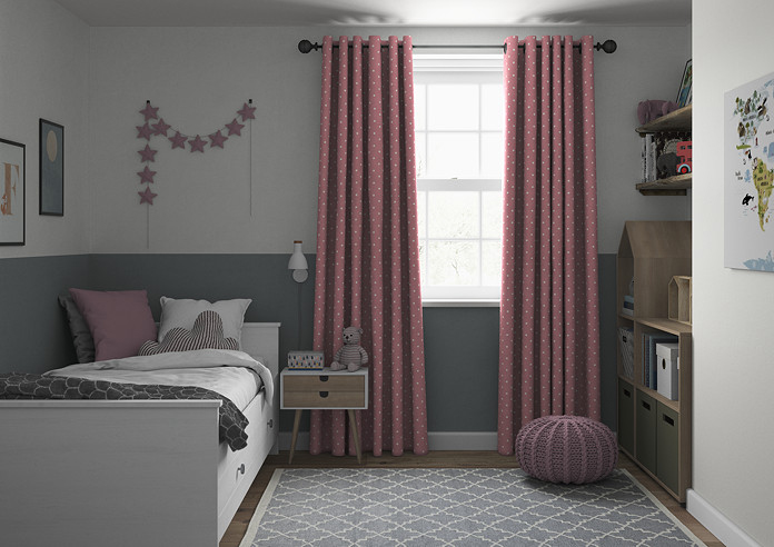 Dotty, Rose - Made to Measure Curtains - Image 5